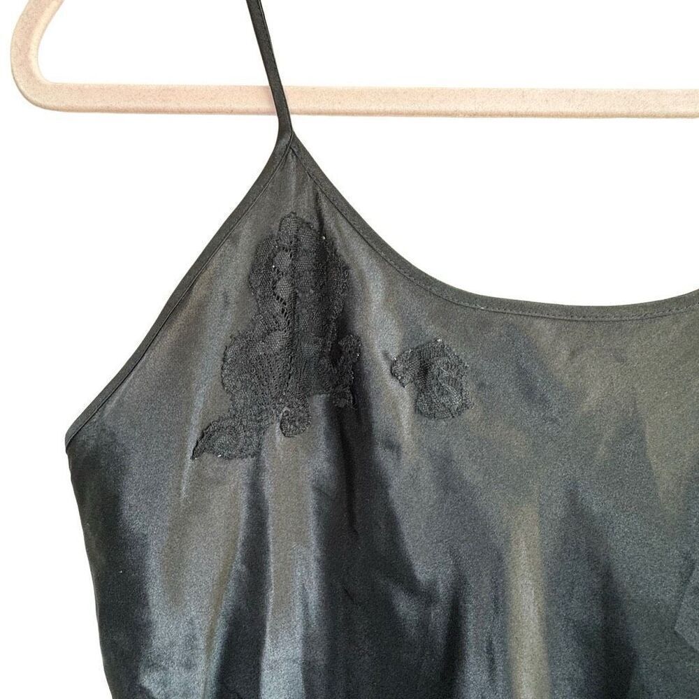 Vintage‎ Charteuse Black Slip Women’s Size Large - Picture 4 of 9